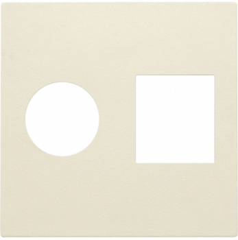 niko afwerkingsset voor enkelvoudige coaxaansluiting en netwerkaansluiting rj45 (100)