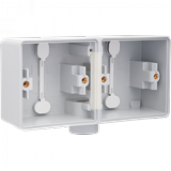 IP 55 niko boîte double horizontale 1 entrée m20 IP 55 niko boîte double horizontale 1 entrée m20