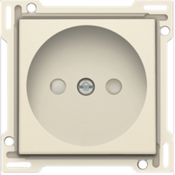 NIKO plaque centrale pour prise de courant sans terre cream NIKO plaque centrale pour prise de courant sans terre cream