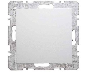 HAGER s1 cache-trou avec enjoliveur socle metallique à griffes blanc polaire