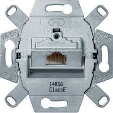 datastopcontact rj45 8polig afgeschermd,cat6 /class e serie 1930