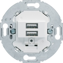 hager usb stopcontacten 230v - 3a serie 1930