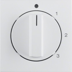 HAGER s1 enjoliveur pour interrupteur 3 paliers + 0 polar blanc