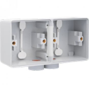 IP 55 niko tweevoudige doos 1 x twee m20 ingangen IP 55 niko tweevoudige doos 1 x twee m20 ingangen