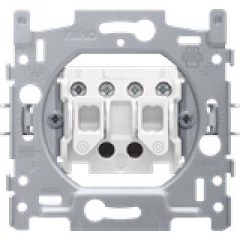 niko sokkel voor rolluikdrukknop voor elektronische sturingen 10a 250v , schroefklemmen