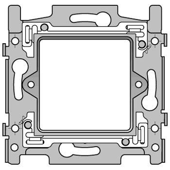 niko universeele sokkel 45 x 45 mm met schroefbevestiging