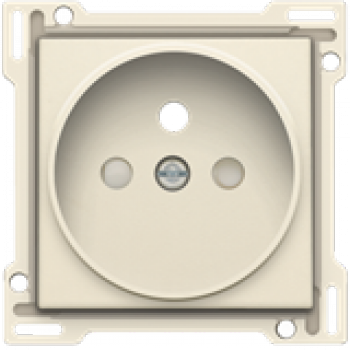 NIKO afwerkingsset voor stopcontact met aarding 21mm cream NIKO afwerkingsset voor stopcontact met aarding 21mm cream