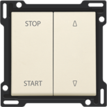 NIKO ORIGINAL niko set de finition pour interrupteur pour volets à verrouillage électrique cream NIKO ORIGINAL niko set de finition pour interrupteur pour volets à verrouillage électrique cream