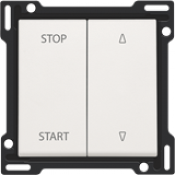 NIKO ORIGINAL niko set de finition pour interrupteur pour volets à verrouillage électrique white NIKO ORIGINAL niko set de finition pour interrupteur pour volets à verrouillage électrique white