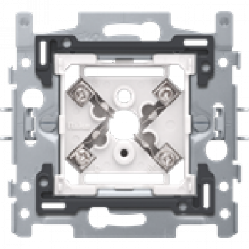 niko sokkel voor 5 polige telefooncontactdoos klauwbevestiging
