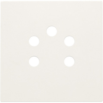 niko afwerkingsset voor 5 polige telefooncontactdoos white (101)