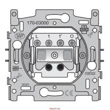 niko poussoir no / nf - à 4 bornes de raccordement 10a bornes à vis