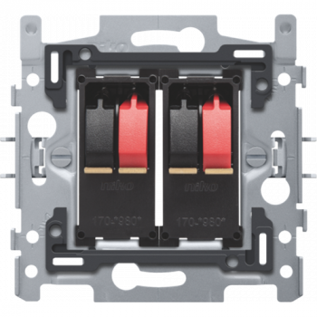 niko socle pour prise haut parleur double fixation par griffes