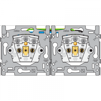 niko stopcontact tweevoudig 2p met aarding inbouwdiepte 28.5mm schroefklemmen niko stopcontact tweevoudig 2p met aarding inbouwdiepte 28.5mm schroefklemmen