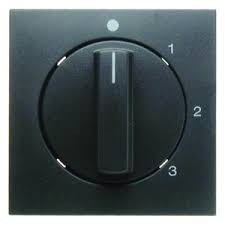 HAGER s1 enjoliveur pour interrupteur 3 paliers + 0 anthracite