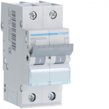 HAGER disjoncteur 2p 10a 3ka c HAGER disjoncteur 2p 10a 3ka c