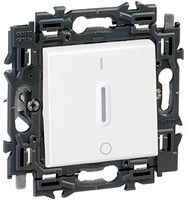 LEGRAND valena tweepolige schakelaar met verklikker 16 ax 250v LEGRAND valena tweepolige schakelaar met verklikker 16 ax 250v