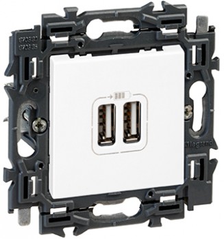 LEGRAND valena double prise usb LEGRAND valena double prise usb