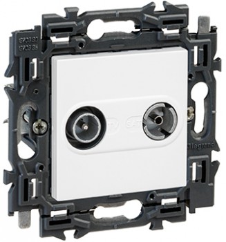 LEGRAND valena prise tv/radio pour réseau câblé LEGRAND valena prise tv/radio pour réseau câblé
