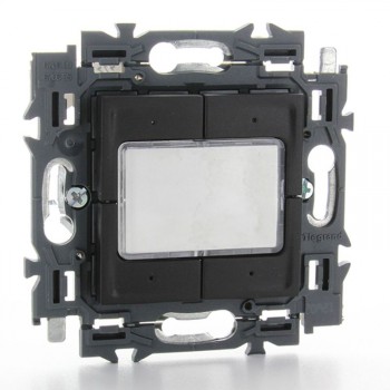 LEGRAND valena compacte drukknop potentiaalvrij 24v (zwart) LEGRAND valena compacte drukknop potentiaalvrij 24v (zwart)