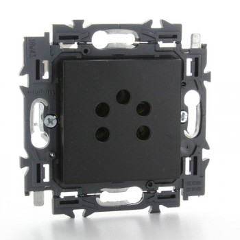 LEGRAND valena telefooncontactdoos 5 pennen (zwart) LEGRAND valena telefooncontactdoos 5 pennen (zwart)