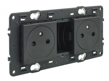 LEGRAND valena prise de courant affeurantes double précâblées LEGRAND valena prise de courant affeurantes double précâblées