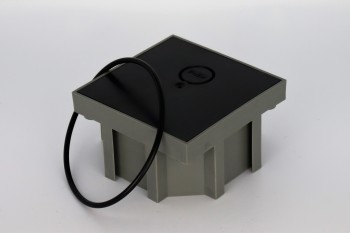 doos ip64 zonder deksel met rubber dichting