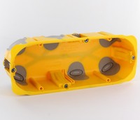 luchtdichte inbouwdoos hollewand 6 modules (7 voor living light)