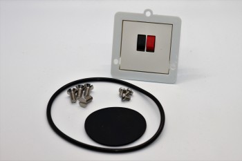 arpi aansluit module voor 1 luidspreker brushed stainless steel arpi aansluit module voor 1 luidspreker brushed stainless steel