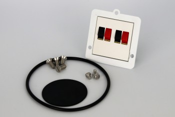 arpi aansluit module voor 2 luidsprekers brushed stainless steel arpi aansluit module voor 2 luidsprekers brushed stainless steel