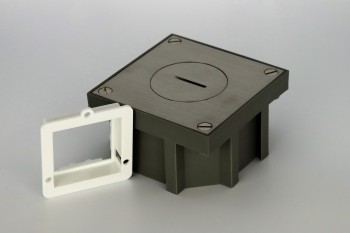 SQUARE arpi boîtier ip 64 sans fonctionalité brushed stainless steel SQUARE arpi boîtier ip 64 sans fonctionalité brushed stainless steel