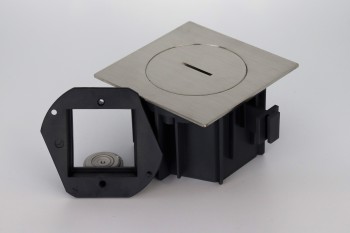 arpi inbouwdoos ip66 zonder functionaliteit afwerking steel brushed (01)