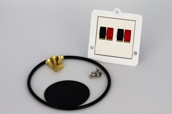 arpi module de raccordement pour 2 haut parleurs brushed brass arpi module de raccordement pour 2 haut parleurs brushed brass