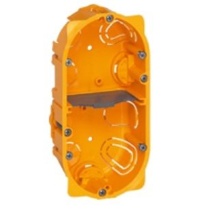 LEGRAND batibox inbouwdoos hollewand voor 2 mechanisme 50mm LEGRAND batibox inbouwdoos hollewand voor 2 mechanisme 50mm