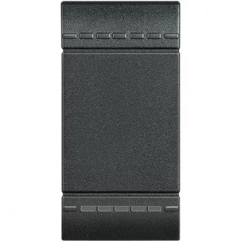 living light manette-voyant 1 module noir