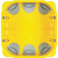 luchtdichte inbouwdoos hollewand 3 + 3 modules