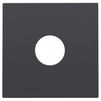 niko set de finition pour connexion coaxiale simple pour tv anthracite
