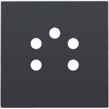 NIKO INTENSE niko afwerkingsset voor 5 polige telefooncontactdoos antraciet (122) NIKO INTENSE niko afwerkingsset voor 5 polige telefooncontactdoos antraciet (122)