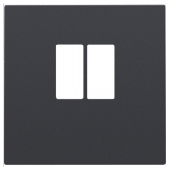 NIKO INTENSE niko afwerkingsset voor enkelvoudige luidsprekeraansluiting , antraciet (122)