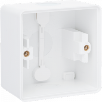 IP 55 enkelvoudige doos 2 soepele ingangen wit IP 55 enkelvoudige doos 2 soepele ingangen wit