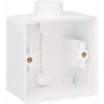 IP 55 enkelvoudige doos met 1 ingang m20 wit IP 55 enkelvoudige doos met 1 ingang m20 wit