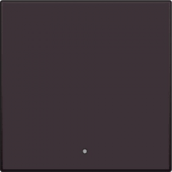 NIKO INTENSE niko afwerkingsset met lens voor een enkelvoudige elektronische schakelaar of drukknop antraciet (122)