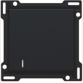 NIKO INTENSE niko afwerkingsset met lens voor enkelvoudige schakelaar of drukknop matt black (161) NIKO INTENSE niko afwerkingsset met lens voor enkelvoudige schakelaar of drukknop matt black (161)