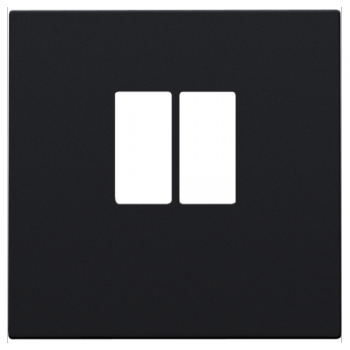 niko afwerkingsset voor enkelvoudige luidsprekeraansluiting , black coated (161)