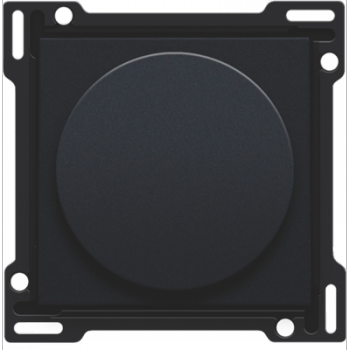 niko afwerkingsset voor draaiknopdimmer of snelheidregelaars incl.draaiknop matt black (161)