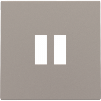 niko afwerkingsset voor dubbele usb-a-lader bronze coated (134)