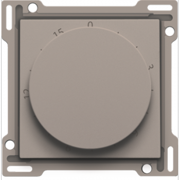 NIKO PURE niko afwerkingsset met doorschijnende ring zonder lampsymbool voor drukknop bronze coated (134)