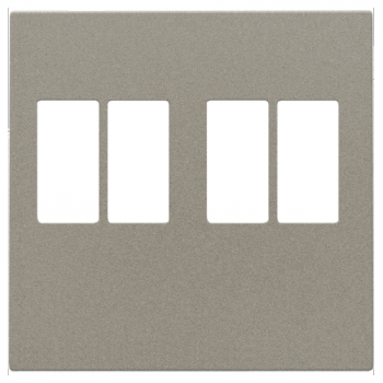 niko afwerkingsset voor tweevoudige luidsprekeraansluiting bronze coated (134)