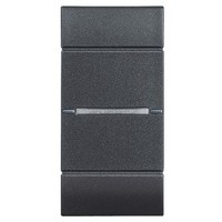 BTICINO living light interrupteur inverseur axial 1 module noir BTICINO living light interrupteur inverseur axial 1 module noir