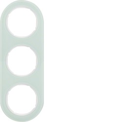 R.Classic berker plaque de recouvrement triple glas blanc r.classic R.Classic berker plaque de recouvrement triple glas blanc r.classic